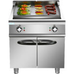 Professionaalne Elektriline Plaatgrill Aluskapiga 9kW Sile/Rihveldatud 700mm Sügav | Adexa HER706A - Image 6