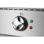 Professionaalne elektriline praeplaat  Aluskapiga 12kW sile/triibuline 900mm sügavus | Adexa HER906A - Image 2