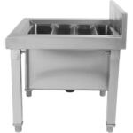 Koristaja valamu Roostevaba teras 500x500x550mm | Adexa MS5050 - Image 5