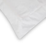 Eksklusiivne voodipesukomplekt tekikott ja padjapüür valge 100% bambus 220x220cm/50x60cm 300TC | Siexa DCPC2202201 - Image 4