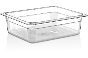 Polükarbonaadist GN-nõu GN1/2 Sügavus 100mm Läbipaistev | Adexa P8124