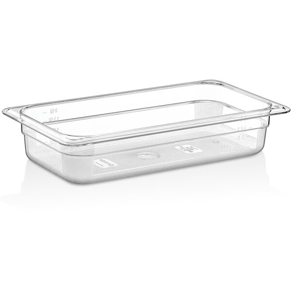 Polükarbonaat Gastronorm Kauss GN1/3 Sügavus 65mm Läbipaistev | Adexa P8132