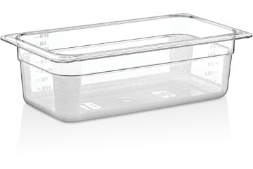 Polükarbonaadist GN-nõu GN1/3 sügavus 100mm läbipaistev | Adexa P8134