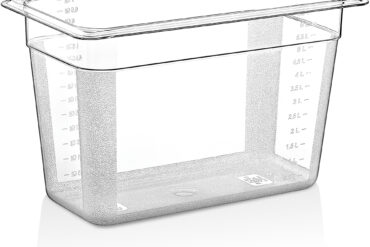 Polükarbonaadist GN-nõu Pann GN1/3 Sügavus 200mm Läbipaistev | Adexa P8138