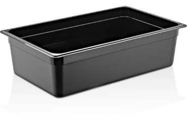 Polükarbonaat Gastronõu GN1/1 Sügavus 150mm Must | Adexa PB8116