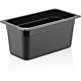 Polükarbonaadist GN-nõu Pann GN1/3 Sügavus 150mm Must | Adexa PB8136