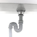 Pottide Pesemise Valamu Roostevaba Teras 1 Kauss Pritsekaitse 1600X600X900 Mm Ruutjalad | Adexa Psa16060 - Image 2