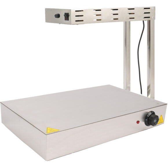 Soojendusplaat Koos Soojenduslambi Roostevaba Terasega 500X500Mm | Adexa Pwe5050