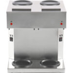 Kohvikutsungi kahekordne filtri kohvimasin käsitsi täitmisega, 2 klaaskannu, 4 kuumutusplaati | Adexa RB286X2 - Image 4