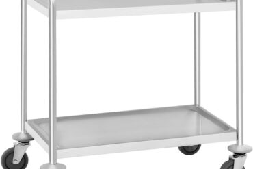 Serveerimiskäru  Roostevaba teras 2-astmeline 860x540x940mm | Adexa RST2A