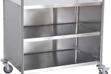 Teenindus-/Serveerimis-/Koristuskäru Kapiga Roostevaba Teras 3 Tasandit 860X540X940Mm | Adexa Rst3Ac