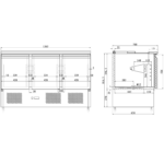 Saladette Avatud pealne 3 ust | Adexa SDT3 - Image 3