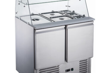 B-KLASSI Salatibaar Klaaskuvaga 2 uksega | Adexa S92SQ B GRADE