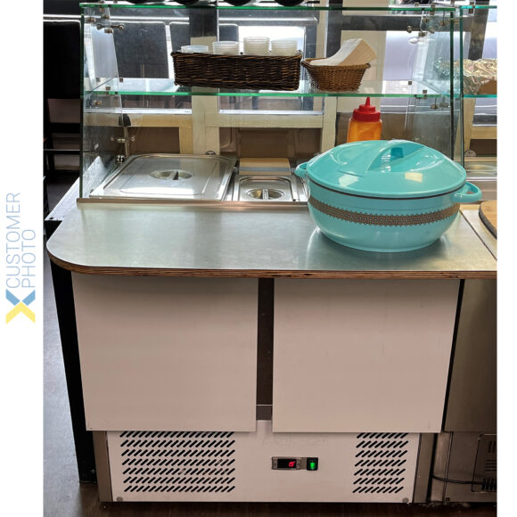 Saladett klaasist vitriiniga, 2 ust | Adexa S92SQ - Image 2