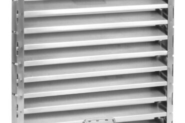 Õhupuhasti filter käepideme ja juhikutega, roostevaba teras 500x500x40mm | Adexa SCF50504HG