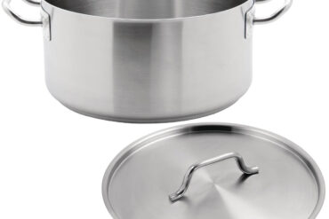 Professionaalne roostevabast terasest haudepott kaanega, 9,0 liitrit | Adexa SE12617