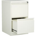 Professionaalne metallist kapp 2 sahtliga 460x620x720mm Valge | Adexa SEDA2W