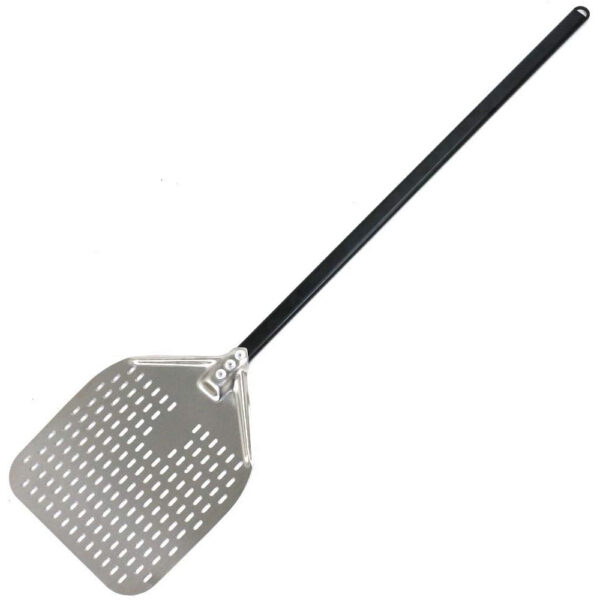 Pizzalabidas 12'' ruudukujuline Perforeeritud Metallist käepideme pikkus 140 cm | Adexa SPP14012S