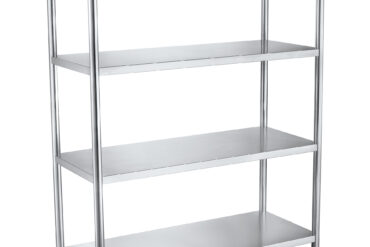 Professionaalne Riiulisüsteem Roostevaba teras 1200x600x1550mm 4 riiulit | Adexa SR1200B2