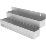 Pudelitehoidja Roostevabast terasest Kahekordne 406x210x240mm | Adexa SRD4121