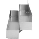 Pudelitehoidja Roostevabast terasest Kahekordne 406x210x240mm | Adexa SRD4121 - Image 6