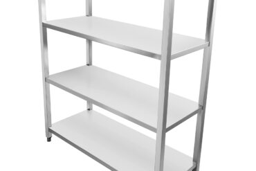 Professionaalne riiuliüksus roostevaba teras 1200x400x1500mm 4 riiulit | Adexa SSB12040