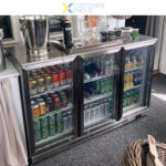 Baarikülmik 3 hingedega ust 312 liitrit Roostevaba teras | Adexa SSBC03PP - Image 2