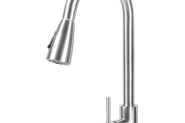 Valamu segisti kraan koos väljatõmmatava tilaga roostevabast terasest ühe kangiga | Adexa STFR01