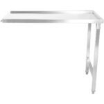 Mahalaadimislaud Parempoolne 1100x650x850mm Ilma alumise riiulita Ilma pritsmekaitseta Roostevaba teras | Adexa SWT11065L - Image 6