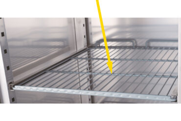 Traatraam Adexa pitsa- ja pagariäri lettkülmikutele, mille sügavus on 800 mm