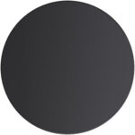 Lamineeritud Ümmargune Lauaplaat Pööratav Mahagoni & Must Ø30'' | Adexa TT30RMB - Image 3