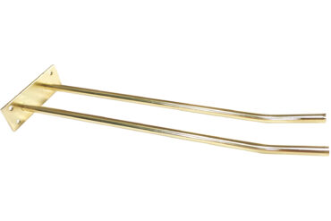 Veiniklaaside hoidik, kuldne, seinale kinnitatav, pikkus 300 mm, 3 veiniklaasi | Adexa WGA18500300G