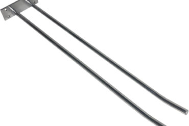 Veiniklaasi hoidja hõbedane seinale kinnitatav Pikkus 300 mm 3 veinipokaali | Adexa WGA18500300S