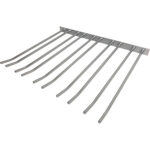 Veiniklaasihoidja Hõbedane Seinakinnitusega Pikkus 300 mm 15 veiniklaasi | Adexa WGA58500300S