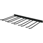 Veiniklaaside hoidik must, seinale kinnitatav pikkus 300mm, mahutab 15 veiniklaasi | Adexa WGA58500300B