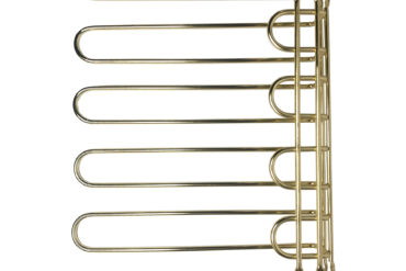 Veiniklaaside hoidik, kuldne, lakke kinnitatav, pikkus 450mm, mahutab 20 veiniklaasi | Adexa WGR5G