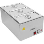 Bain-Marie, sisaldab 3xGN1/3 konteinerit kaantega | Adexa WH706613