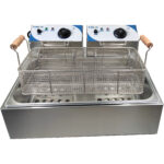 Elektrifritüür kahe anumaga 14 liitrit 2,5+2,5 kW lauapealne | Adexa WHCD171 - Image 4