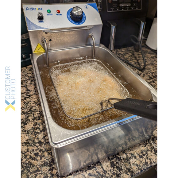 Fritüür Üksik Elektriline 10 liitrit 2,5 kW Lauapealne | Adexa WHCDFS - Image 5