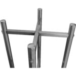 Kommertsiaalse roostevabast terasest lõikelaud / Lihuniku plokk ⌀520*750 mm | Adexa WHCY0303 - Image 4