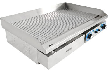 Grillplaat Ribbed 728X393Mm 2 Tsooni 4.4Kw Elektriline | Adexa Wheg820Ar