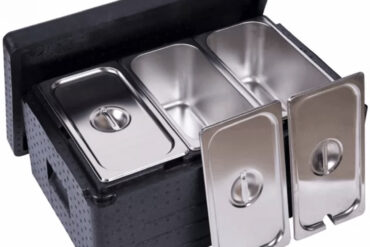 EPP isoleeritud toidukast / Termokast 32 liitrit, sisaldab 3xGN1/3 konteinerit koos kaane ja käepidemega | Adexa WHEPP313