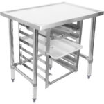 seadistuste statiiv 6-korruselise aluseriiuliga GN1/1 mereäärtega 1000x600x900mm | Adexa WHMTR60100