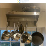 Seinariiul koos riputusnagiga, 6 konksu, roostevaba teras, 600x300x254mm | Adexa WHPR603025 - Image 2