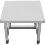 Kommertslik Seadmete Alus / Madala Kõrgusega Roostevabast Terasest Laud 700x700x400mm | Adexa WHPS7070 - Image 5