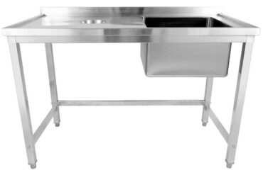 Valamu Jäätmeavadega Roostevaba Teras 1200X600X900Mm 1 Kauss Paremal Pritsmekaitse | Adexa Whstd1270R