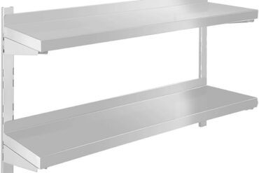 Seinariiul 2 tasandit 1400x300x600mm Roostevaba teras | Adexa WM14030B