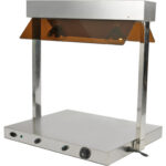 Toidu soojendaja pukiga Roostevaba teras 2 infrapunalampi 2xGN1/1 | Adexa WM2FXX