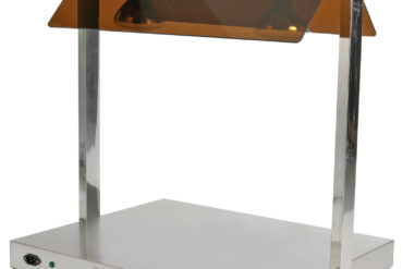 Toidu soojendaja pukiga Roostevaba teras 2 infrapunalampi 2xGN1/1 | Adexa WM2FXX