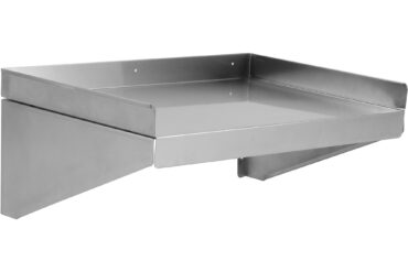 Seinariiul 1 tase, 3 külge üleskeeratud 1500x400x254mm Roostevaba teras | Adexa WSW400150B